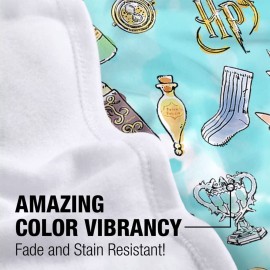 Harry Potter Lightweight Baby Blanket, 30X40, Water Color Pattern Unisex for Infants Girls & Boys