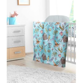 Harry Potter Lightweight Baby Blanket, 30X40, Water Color Pattern Unisex for Infants Girls & Boys