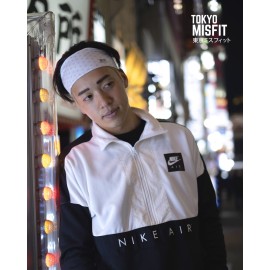 Tokyo Misfit - Japanese Headbands for Men & Women, Sweat Band, Workout, Yoga, Fashion, Running, Sports, Basketball, Bandana (Asanoha-White)