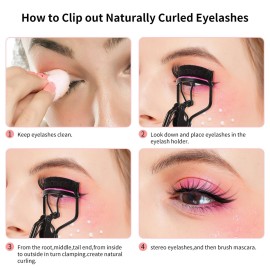 Docolor Eyelash Curler Kit, 4 in 1 Lash Curler Kit, eyelash comb eyelash extension tweezers eyebrow brush and comb with 6 Extra Replacement Refill Pads Eyelash Applicator Makeup Tool Docolor Eyelash Curler Kit, 4 in 1 Lash Curler Kit, eyelash comb eyelash extension tweezers eyebrow brush and comb with 6 Extra Replacement Refill Pads Eyelash Applicator Makeup Tool