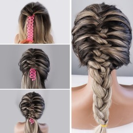 TCOTBE 2 Sets Topsy Tail Hair Accessories - DIY Braiding Tool Kit for Girls and Women, Updos, Ponytails, and French Braids TCOTBE 2 Sets Topsy Tail Hair Accessories - DIY Braiding Tool Kit for Girls and Women, Updos, Ponytails, and French Braids