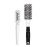 Round Brush for Blow Drying, 1 inch Small Round Barrel Hair Brushes with Ball Tip Boar Bristles, Nano Tech Thermal Ceramic Ionic, Double Edge Razor Comb for Hair Cutting Included