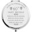 COFOZA 1963 60th Birthday Gifts for Woman Mom Aunt Wife Stainless Steel Compact Pocket Travel Makeup Mirror Inspiration Present Behind You All Your Memories (Silver)