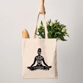 Handbag 3.0: Makeup Bag for Yoga Lover & Meditation Gift - Zen Cosmetic Bag Handbag 3.0: Makeup Bag for Yoga Lover & Meditation Gift - Zen Cosmetic Bag