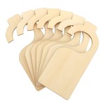 21 Pack Blank Clothing Rack Divider, Wooden Closet Size Divider, Closet Dividers Hanging Closet Dividers for Home Nursery Baby Clothes