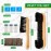 Skyley 19 Pcs Billiards Pool Table Rail Brush Cleaning Kit Pool Table Brush Set with Cue Chalk Cubes Cloth Slip on Cue Tip for Wooden Kit of Billiard Accessories(Wood Color)