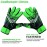 EFAH SPORTS Soccer Goalkeeper Gloves for Kids Boys Children Youth Football Goalie Gloves with Super Grip Protection Palms (Size 8 Suitable for Size M-L Adult, Green)