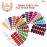 JERCLITY 24 Sheets Glitter Solid Color Nail Polish Strips Stickers with Nail File Self-Adhesive Nail Strips Stick On Nail Stickers Full Nail Wraps for Women Girls