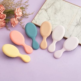 Essential Mini Hair Brush by BeaverStrong, Pocket-size Detangler Brush with Soft Bristles for Travel, Toddlers, Kids, Teens (Lemon Yellow) Essential Mini Hair Brush by BeaverStrong, Pocket-size Detangler Brush with Soft Bristles for Travel, Toddlers, Kids, Teens (Lemon Yellow)