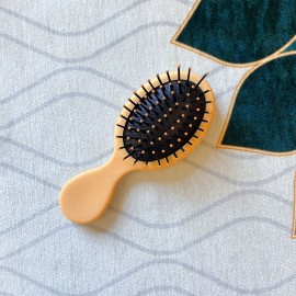 Essential Mini Hair Brush by BeaverStrong, Pocket-size Detangler Brush with Soft Bristles for Travel, Toddlers, Kids, Teens (Lemon Yellow) Essential Mini Hair Brush by BeaverStrong, Pocket-size Detangler Brush with Soft Bristles for Travel, Toddlers, Kids, Teens (Lemon Yellow)