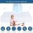 Moonsea Crib Mattress Protector Waterproof,Mattress Cover Protector, Smooth Top Mattress Protector for Kids, Breathable Skin Friendly and Noiseless Fitted Sheet,Viscose Terry Top,1 Pack
