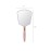 Eaoundm Hand Held Mirror with Handle, Makeup Hand Mirror with Hook Hole for Bathroom and Bedroom, Barbers Haircut Mirror for Home and Salon (6 W X13 L inchs, Pink)