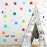 Maydahui Multicolor Paint Splatter Wall Decals Splatter Splotches Wall Sticker (47x47 Inch) Peel Stick Removable Ink Paint Art Decor for Kids Bedroom Kindergarten Nursery Classroom