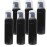 150ml Empty Foam Pump Bottle, 5oz Foaming Dispenser Soap Plastic Container for Facial Cleanser Shampoo Hand Soap (Black)