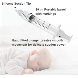 PandaEar Baby Healthcare & Grooming Kit - Baby Safety Set Comb, Brush, Finger Toothbrush, Nail Clippers, Scissors, Nasal Aspirator - Nursery Care Kit (Blue)