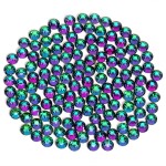 Green Flame Rhinestones Flatback Rhinestone for Crafts Glass Nail Rhinestones Nail Gems Crystals for Makeup Bags Shoes Decoration DIY(SS6,1440pcs,Green Flame)
