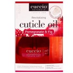 Cuccio Naturale Cuticle Revitalizing Oil Set - Provides Intense Hydration - Replenishes And Strengthens Nails - Promotes Healthy Skin - Easy To Use Rollerball Applicator - Pomegranate And Fig - 2 Pc