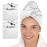 THE PERFECT HAIRCARE Microfiber Hair Large Towels Wrap for Women - Smooth as Silk - Anti-Frizz for Curly, Wavy, Straight Hair Girls - Plopping Essential - Easier to Use Than a T-Shirt - 2 Pack