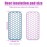 2 Pack Heat Resistant Silicone Mat for Hair Styling Tools - Non-Slip Travel Pad for Curling Irons, Flat Irons, Straighteners, Wands, and Small Tools (Blue, Purple)