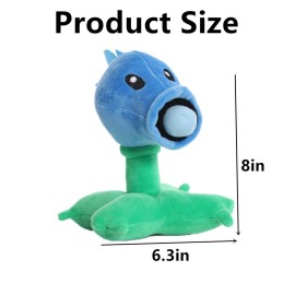 JHESAO 8 Pea Plants and Zombies Peashooter Plush Zombies Toys PVZ Plush 1 2 Stuffed Soft Doll Ice Pea Toy New