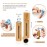 MYKASEN 12Pcs 10ml Roller Bottles Balls for Essential Oils, Roll on Bottles with Bamboo Shell Clear Glass Inner, Portable Refillable Perfume Sample Bottle with Stainless Steel Ball