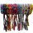 Tangser Woven Friendship Bracelets, Braided Bracelets String, Adjustable Nepal BraceletMexico Wave Anklet for Best Friends Kids Women Girls Kids Men, Assorted Colorful12PCS