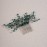 Jumwrit Hair Comb, Rhinestone and Alloy, Green, Bridal Hair Accessories, Handmade Bridal Headpiece for Women, Wedding Hair Comb for Brides and Bridesmaid