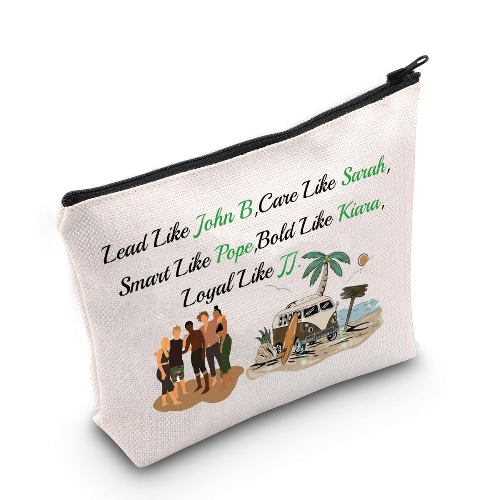 MEIKIUP TV Show Makeup Bag TV Show Fans Gift North Carolina Adventure Gift (Lead Like J Bag)