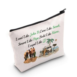 MEIKIUP TV Show Makeup Bag TV Show Fans Gift North Carolina Adventure Gift (Lead Like J Bag)