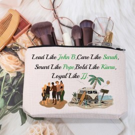 MEIKIUP TV Show Makeup Bag TV Show Fans Gift North Carolina Adventure Gift (Lead Like J Bag)