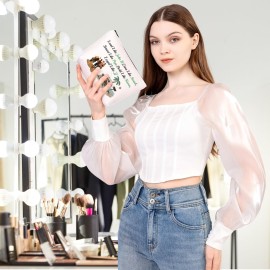 MEIKIUP TV Show Makeup Bag TV Show Fans Gift North Carolina Adventure Gift (Lead Like J Bag)