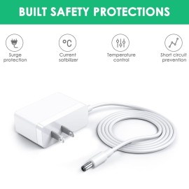 Mrgru 5V Replament Charger Power Cord for Baby Swing Compatible with Nova Baby Swing for Infants Motorized Portable Swing Power Adapter