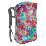 Skog  Kust BackSak Heavy Duty Waterproof Backpack - Gear Bag for Sports, Travel, & More - 25L Tie Dye