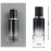 30ML Glass Perfume Bottles Empty Gradient Black Spray Perfume Bottles with Black Screw Lid Refillable Portable Empty Square Perfume Atomizer Vials Refillable Cosmetic Containers for Perfume Essential