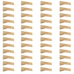 50 Pcs 3.5cm Alligator Hair Clips Gold Hair Clips Crafts Accessory for Arts Crafts Projects Hair Styling and Makeup