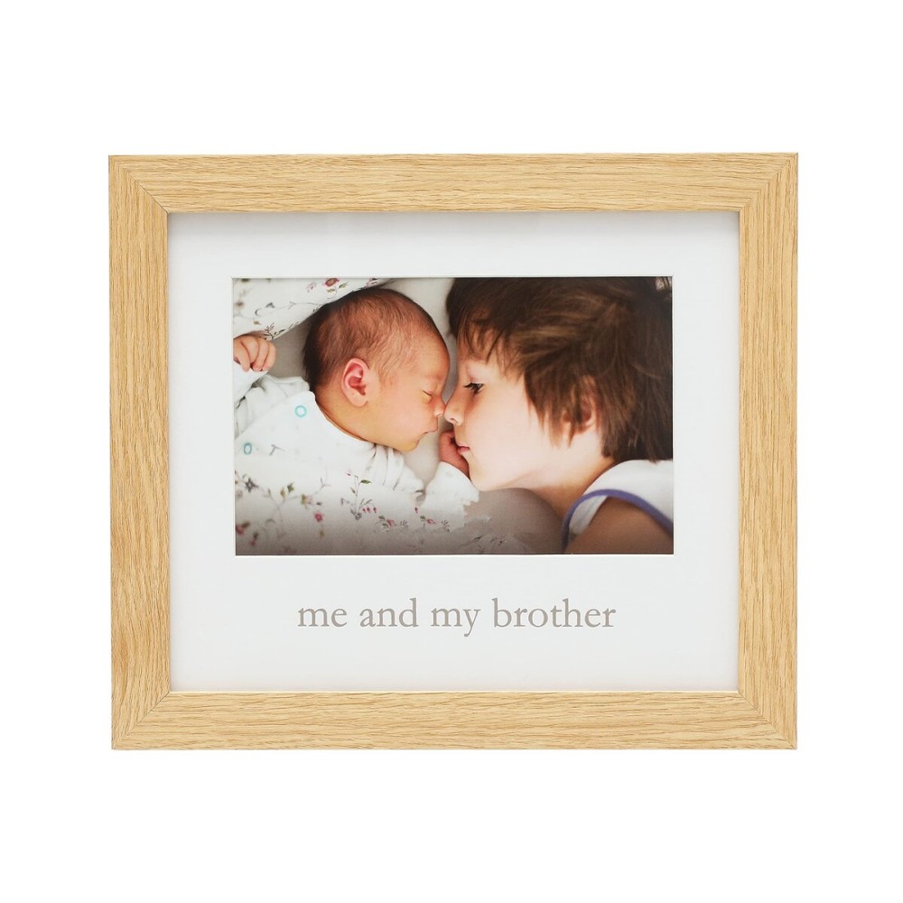 Kate & Milo Me & My Brother Frame, Sibling Keepsake Frame, Baby Nursery Dcor Wall Art Picture Frame