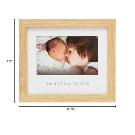 Kate & Milo Me & My Brother Frame, Sibling Keepsake Frame, Baby Nursery Dcor Wall Art Picture Frame