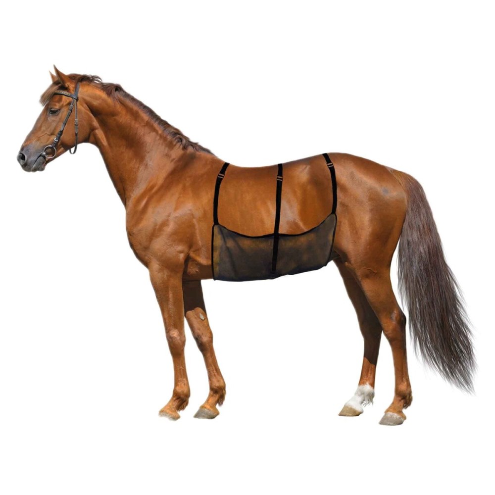Horse Belly Guard Horse Ride Fly Sheet Mesh Belly Protector for Riding Stable Setting Equine Guard Sheet