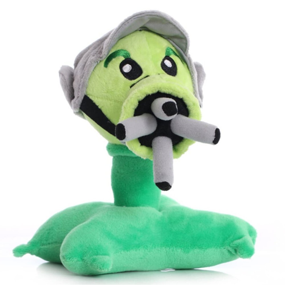 JHESAO 8 Plants and Peashooter Zombies Plush Toys PVZ 1 2 Stuffed Soft Doll Gatling Pea Shooter Toy New
