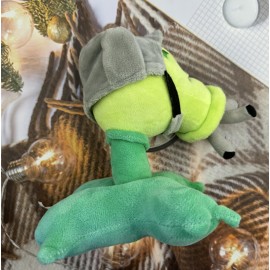 JHESAO 8 Plants and Peashooter Zombies Plush Toys PVZ 1 2 Stuffed Soft Doll Gatling Pea Shooter Toy New