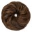 SARLA Messy Hair Bun Hair Pieces Curly Synthetic Updo Fake Scrunchies Ponytail Extension for Women Dark Brown/Golden Blonde 1PCS