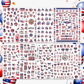 WOKOTO 16 Sheets 4th Of July Stickers For Women Nails Independence Day Nail Art Stickers US American Flag Nail Stickers Decals For Nail Art Self Adhesive Sticker Nails Fourth July Nail Design Stickers WOKOTO 16 Sheets 4th Of July Stickers For Women Nails Independence Day Nail Art Stickers US American Flag Nail Stickers Decals For Nail Art Self Adhesive Sticker Nails Fourth July Nail Design Stickers