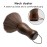 Barber Neck Duster Brush Wood Handle with Hook for Hair Cutting (Neck brush+Gold brush)