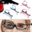 Sehnsucht 2 Pairs Eye Make Up Reading Glasses Womens Magnifying Cosmetic Readers Rotating Makeup Glasses for Women Blue Purple Tortoise 3660 2.50