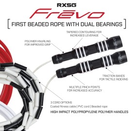 Rx Smart Gear Jump Rope | RXSG Frvo Freestyle Jump Rope, Skipping Rope for Men & Women with 2 High Speed Precision Bearings | Fitness, Training, Exercise, Cardio, Workout