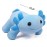 DYBFONO Axolotl Plush Toy, 10.8 Soft Cute Axolotl Stuffed Cotton Plush Pillow Kawaii Salamander Animal for Boys Girls Kids Gift (Blue)