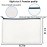 ZeeDix 24 Packs White Canvas Pouch- Multi-purpose Cosmetic Bag with Zipper, Blank DIY Craft Canvas Zipper Bags, Travel Toiletry Bag, Daily Storage Bag (8.3 x 5 inches)