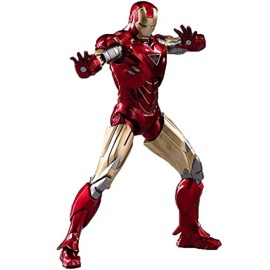 4KIDS.HOME ZDTOYS 10th Anniversary 7 Inches Deluxe Collector Iron Man Action Figures (MK6)