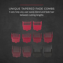 Remington Easy Fade Haircut Kit, Hair Clippers for Men, Tapered and Standard Fixed Combs, Travel Case Included, Black Remington Easy Fade Haircut Kit, Hair Clippers for Men, Tapered and Standard Fixed Combs, Travel Case Included, Black