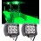 Shangyuan Pontoon Boat Docking Light - Marine LED Spreader & Navigation Lights, Green, 2pcs